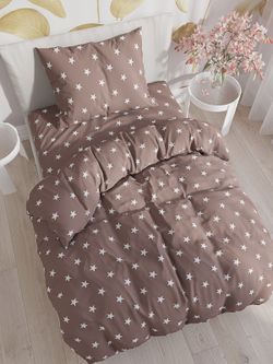 Постельное белье Сказка "Невада" 1,5-сп Наволочка 70х70 см 1 шт Простынь 150х215 см Пододеяльник 145х215 см, поплин