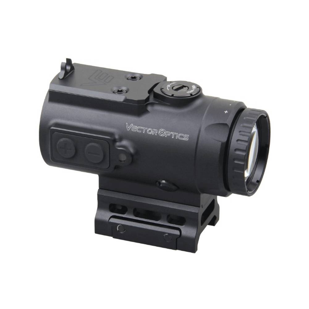 Призматический прицел Vector Optics Paragon 4x24 Micro Prism (закрытый, объектив 24мм, 1 МОА, метка баллистическая красная, picatinny/weaver, IP67)