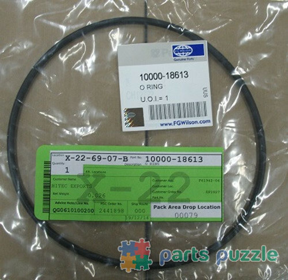 Кольцо уплотнительное заднего сальника коленвала / SEAL - O RING АРТ: 10000-18613