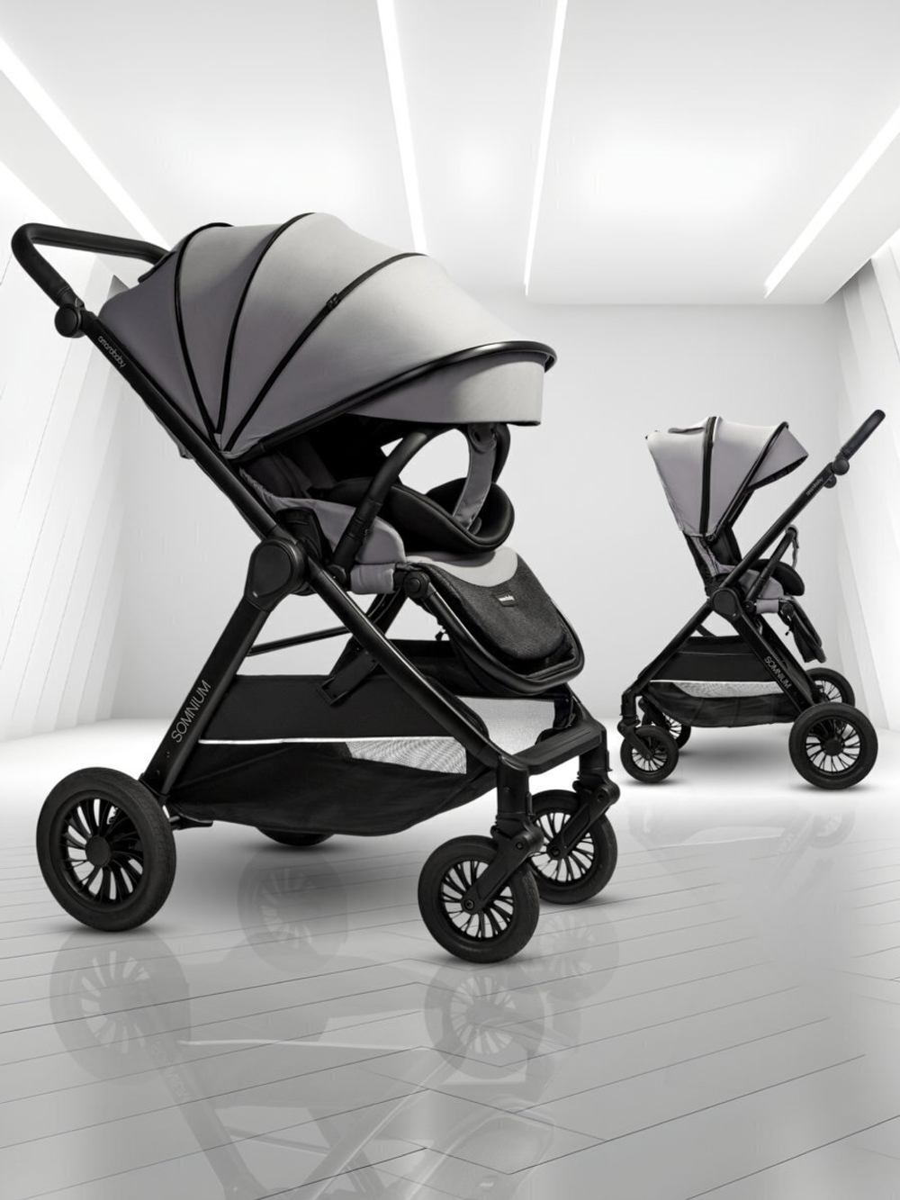 Прогулочная коляска с реверсивным блоком Amarobaby, Somnium