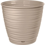 Горшок для цветов Saffron 5,4 л с поддоном (бежевый)