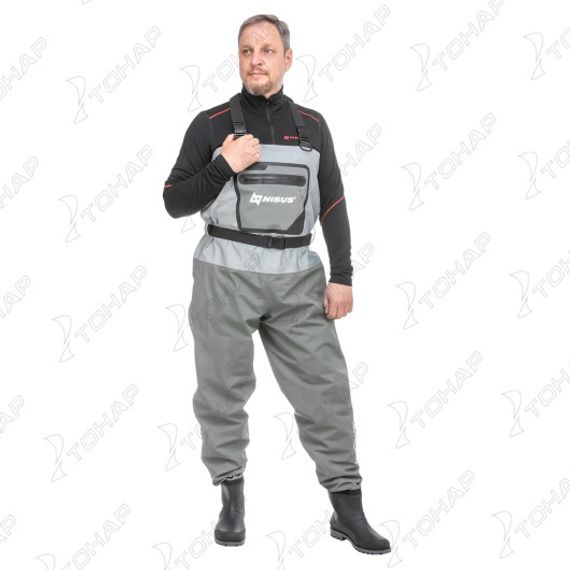 Вейдерсы мембранные River Guide 20000мм/3000г/м2/24ч с сапогами 41 (S) (N-WB-41S) NISUS