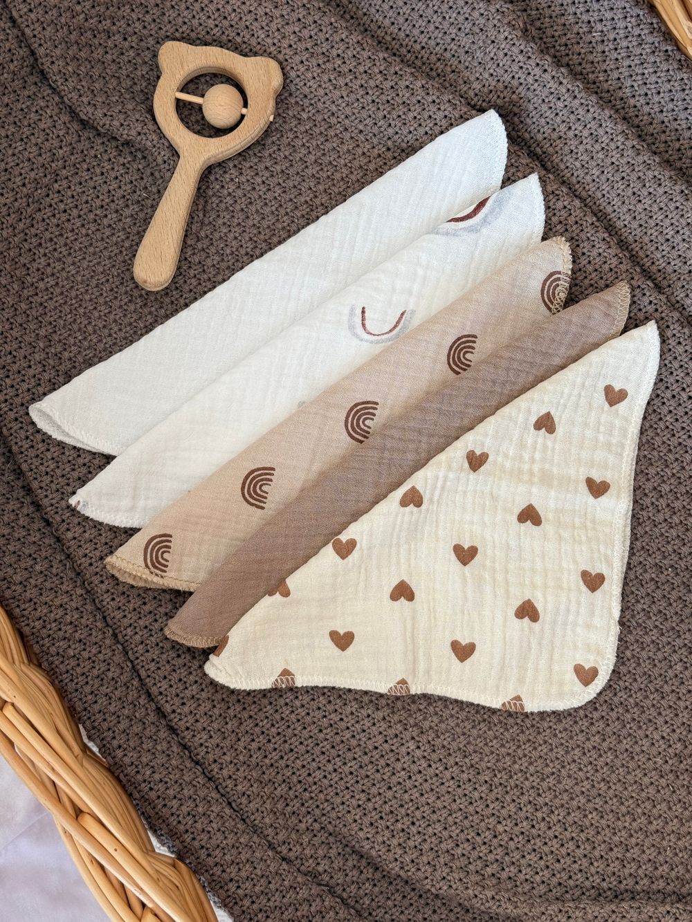 Муслиновые салфетки для кормления