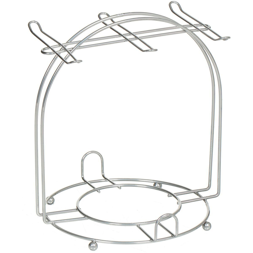 Набор чайный керам, 12 пр, 6 перс, 230 мл, металл подставка, Бабочки, подар уп