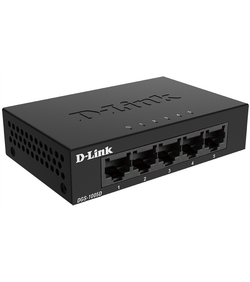 D-Link Unmanaged Switch 5x1000Base-T, metal case