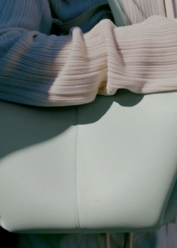 POLENE СУМКА CYME, ЦВЕТ МОРСКОЙ ВОЛНЫ