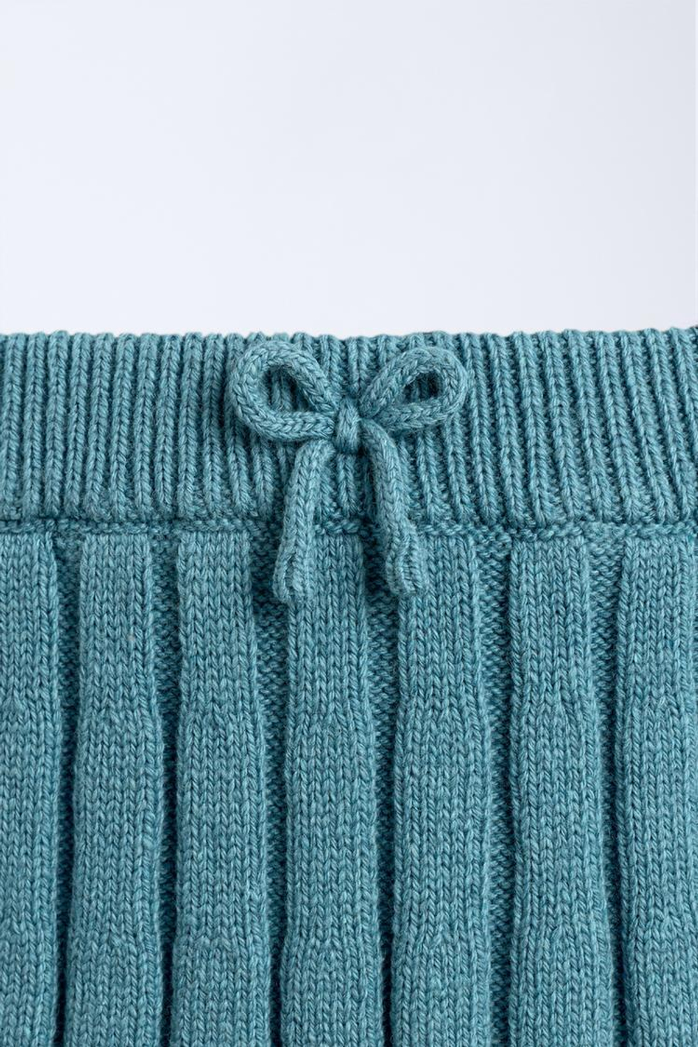 ZARA Х DISNEY ТРИКОТАЖНАЯ ЮБКА В СКЛАДКУ, СИНИЙ