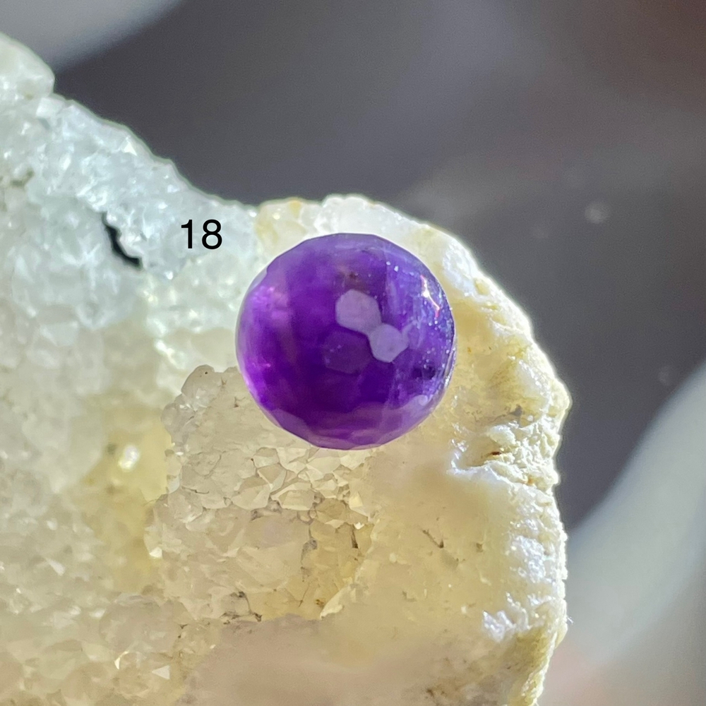 54626  Аметист АА Бусина 10мм огр