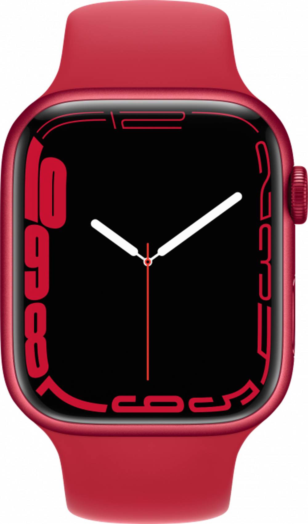Apple Watch Series 7 41 мм, корпус из алюминия красного цвета, спортивный ремешок (PRODUCT)RED