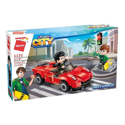 Конструктор блочный Городская 1131