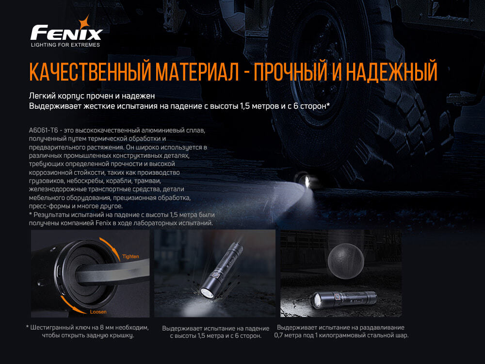 Фонарь Fenix WF30RE
