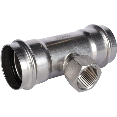 ROMMER Тройник с ВР 54x1" из нержавеющей стали прессовой