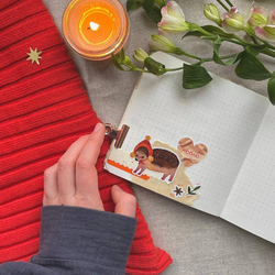 стикерпак "забавные ёжики"