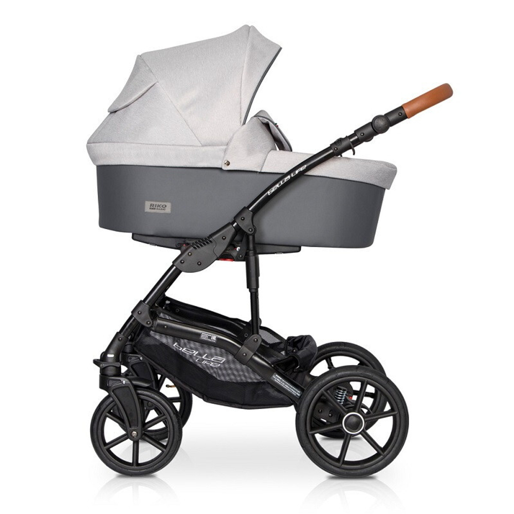Детская коляска Riko Basic Bella Life 3 в 1 01 Grey Fox
