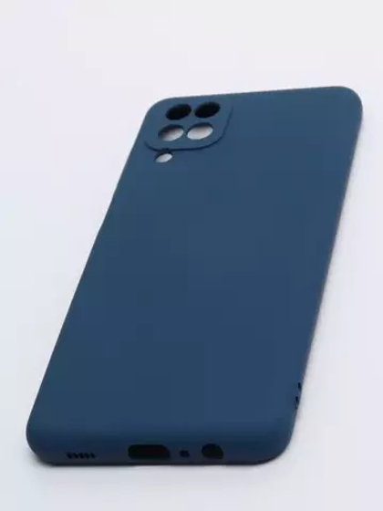Накладка Samsung A12 /М12 силикон Blue