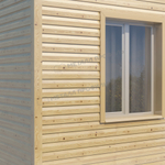 Сайдинг металлический Корабельная доска ECOSTEEL Глянец 0,5мм Сосна