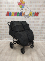 Коляска прогулочная для двойни Sweet Baby Donna Black