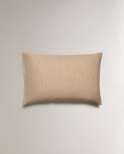 ZARA HOME НАВОЛОЧКА В ПОЛОСКУ, БЕЖЕВЫЙ