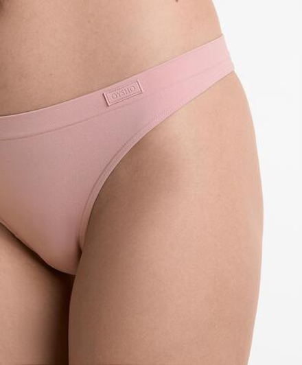 OYSHO Набор из 5 бесшовных трусов-бразильяно, серо-голубой