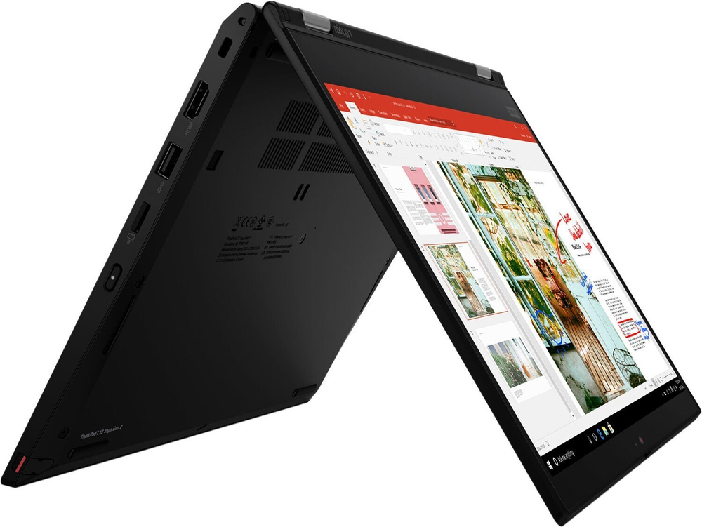 Ноутбук Lenovo ThinkPad L13 Yoga G2 20VK0014RT Core i5 1135G7, 8192 Mb, 13.3; Full HD 1920x1080, 256 Gb SSD, DVD нет, Intel Iris Xe Graphics, Windows 10 Professional, серебристый