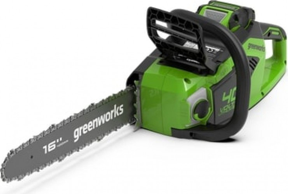 Пила цепная аккумуляторная GREENWORKS GD40CS18K2 40V, бесщеточная 2005807UA