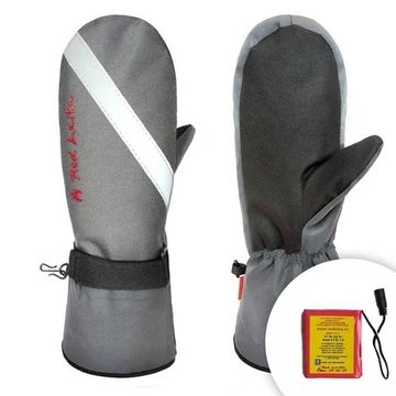Рукавицы RL-R-03 с подогревом RedLaika на аккумуляторах (akk) серые