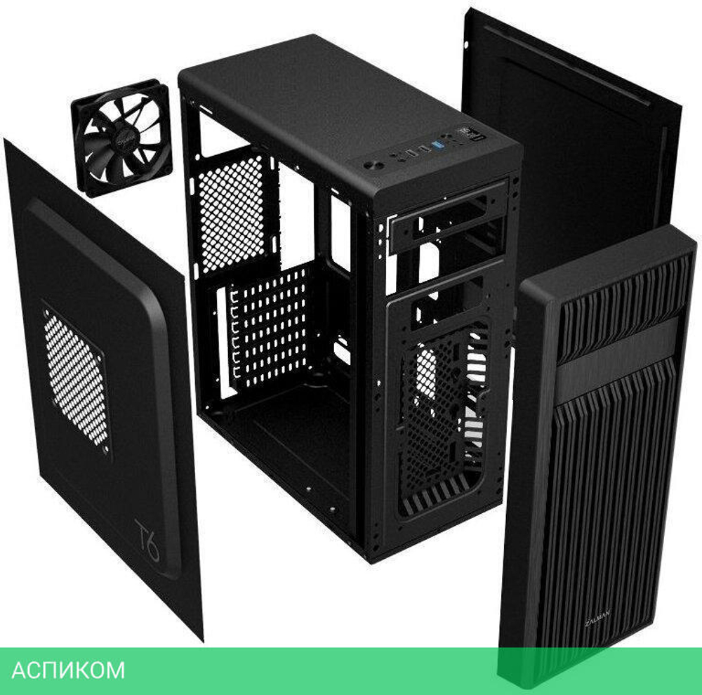 Корпус Zalman T6 черный