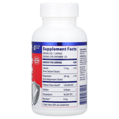 Enzymedica, Immune Defense®, с обычной силой действия, 120 капсул