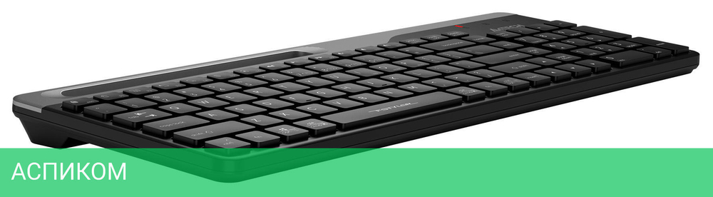 Клавиатура A4Tech Fstyler черный/серый (FBK25)