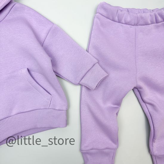 Комплект из футера с начесом "Bright" Лаванда