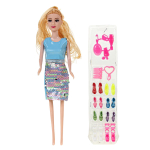 Кукла тип модель, с аксесс. в ассорт. коробка 01368