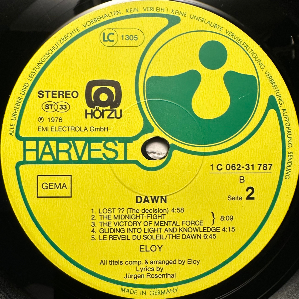 Eloy - Dawn (Германия 1976г.)