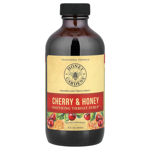 Zand, успокаивающий сироп для горла, вишня и мед, 236 мл (8 жидк. унций)