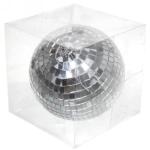 Новогодний шар 15 см «Shining Disco», Серебро