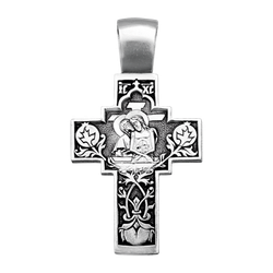 Крест нательный с иконой "Не рыдай мене Мати".