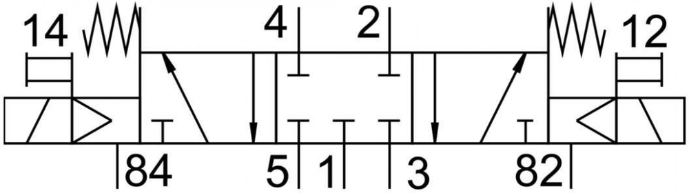 MFH-5/3G-1/4-B Распределитель с электроуправлением