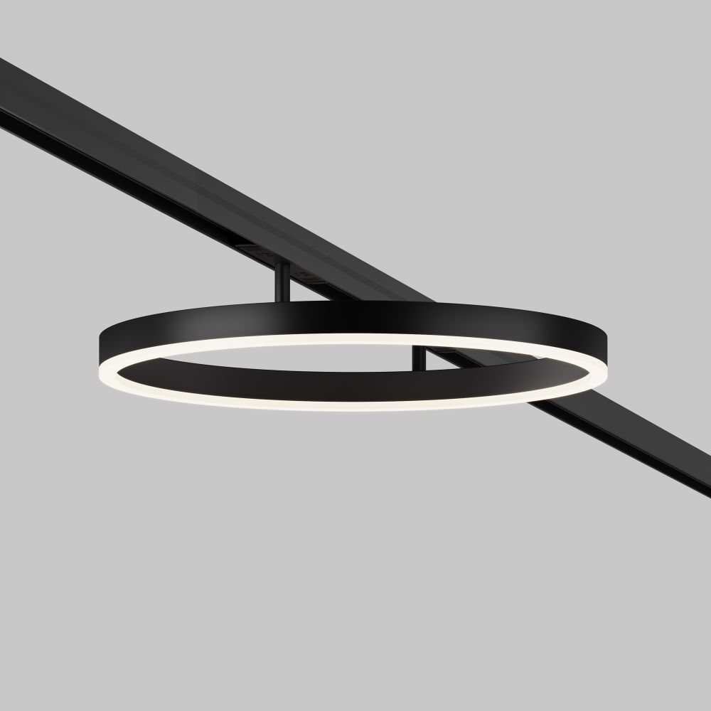 Трековый магнитный светодиодный светильник Maytoni Exility Rim TR227-2-24W4K-B