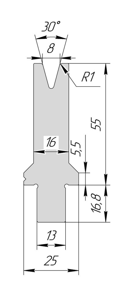 Матрица WM 3261 30° H55 V8