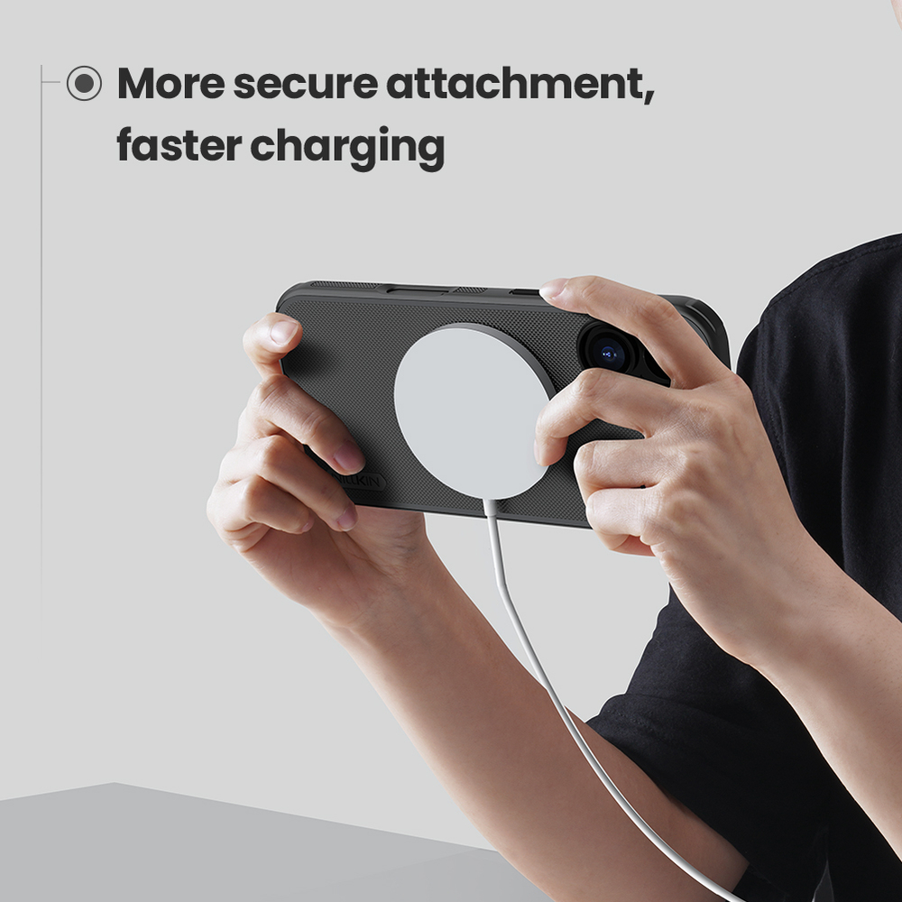 Чехол c MagSafe для смартфона iPhone 17, серия Super Frosted Shield Pro Magnetic от Nillkin