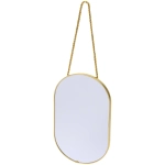 Зеркало подвесное «ЭЛАНТРА», овал, цвет золото, 16,5*26см