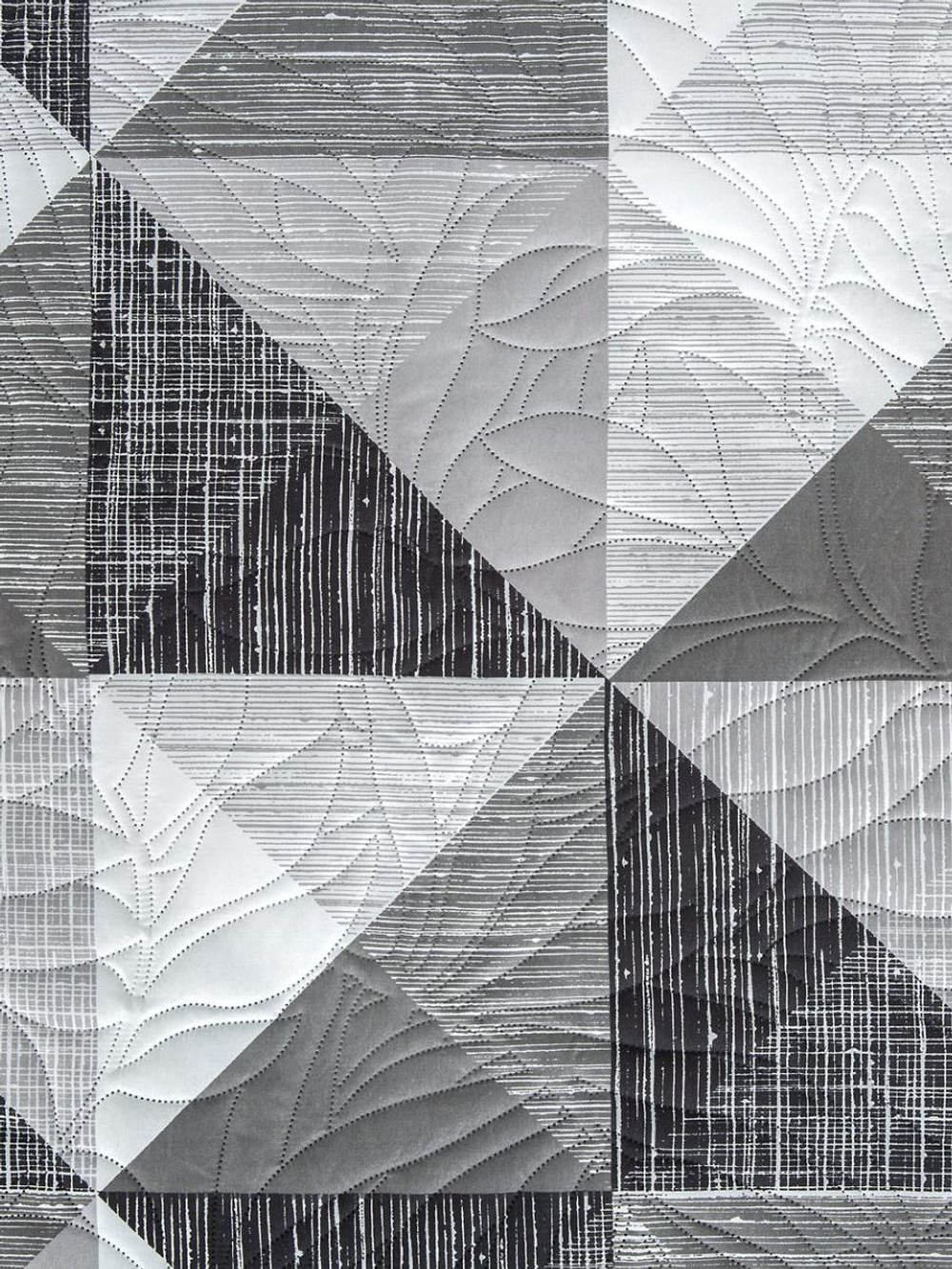 Покрывало на кровать, стеганое, поплин с размерами 215х220