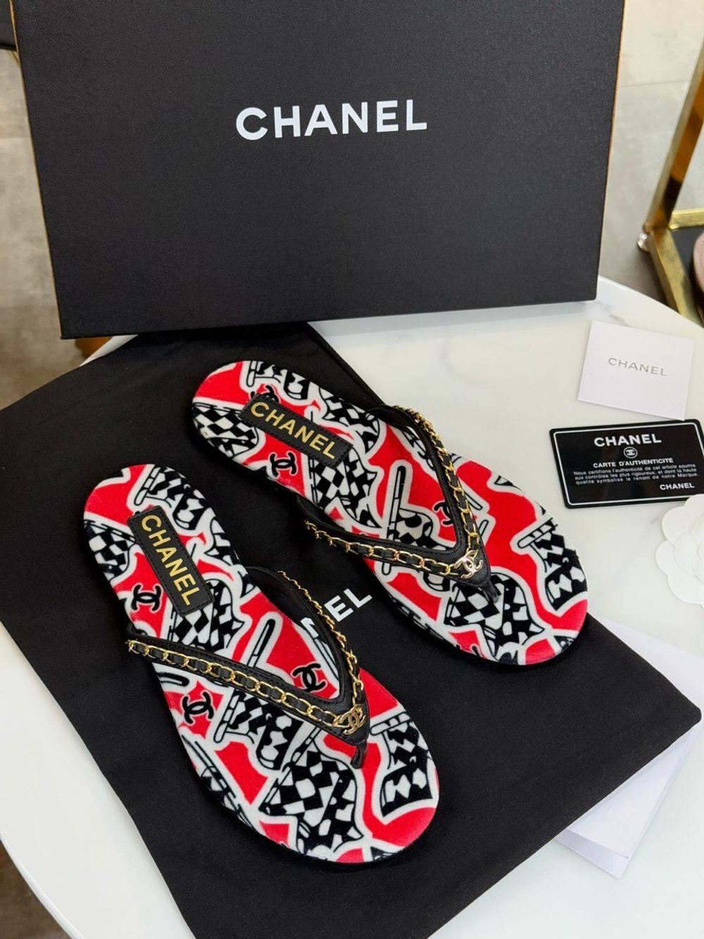 Шлепанцы CHANEL