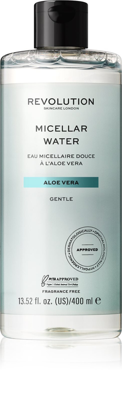 Revolution Skincare Aloe Vera - нежная мицеллярная вода с алоэ вера /   400  ml  / GTIN 5057566421508