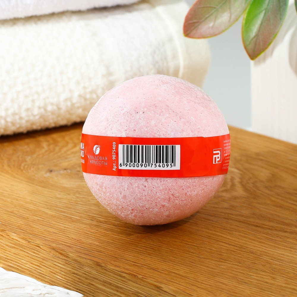 Бомбочка для ванны с ароматом сочного арбуза - 120 гр. (Цвет: не задано)