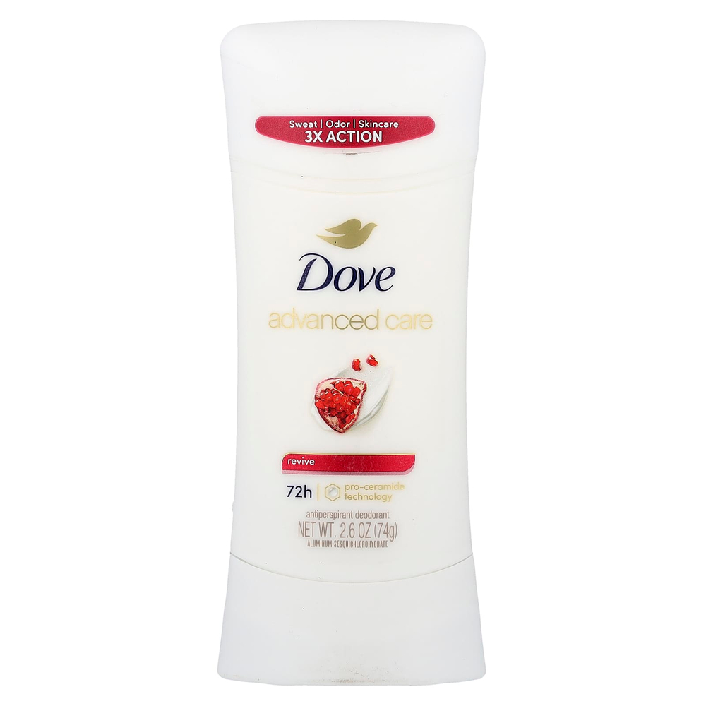 Dove, Advanced Care, дезодорант-антиперспирант, восстанавливающий, 74 г (2,6 унции)