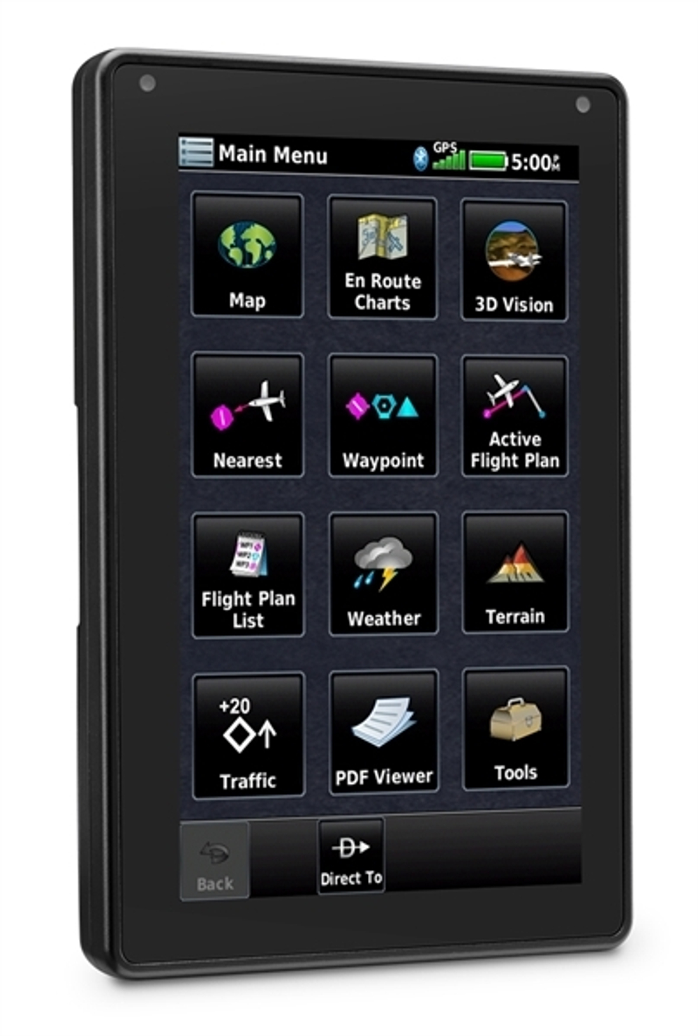 GPS навигатор Garmin Aera 760 авиационный, без топографических карт