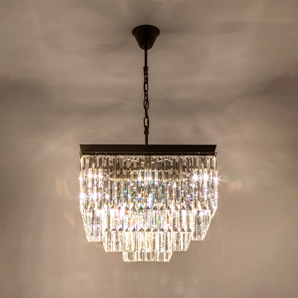 Citilux Мартин CL332231 Люстра хрустальная подвесная Прозрачная