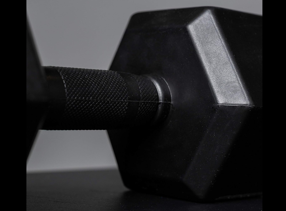 Гантель с обрезиненной ручкой 2.5 кг гексагональная