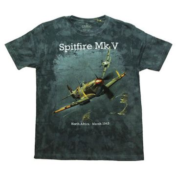 Футболка Истребитель SPITFIRE MK V North Africa 1943