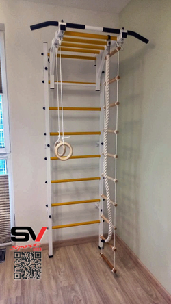 Монтаж шведской стенки Sv Sport в бетонные, кирпичные стены